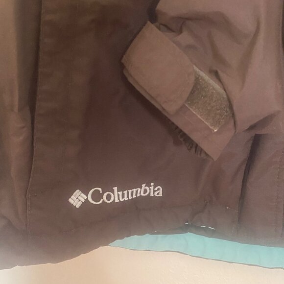 Columbia Interchange Jacket Womens M Hooded Nylon Windbreaker Water Resistant - Picture 9 of 10